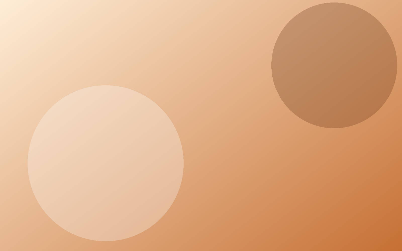 Warm copper styling used to represent a finished salon look.